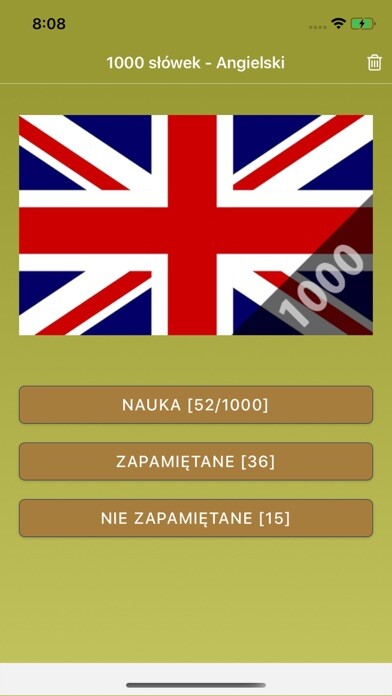 Emulate iPhone app Angielski 1000 słówek using MyAndroid Emulate iPhone app Angielski 1000 słówek using MyAndroid