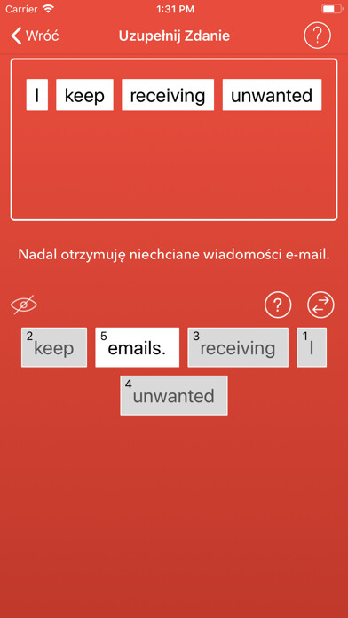 Emulate iPhone app Angielski Gramatyka using MyAndroid Emulate iPhone app Angielski Gramatyka using MyAndroid