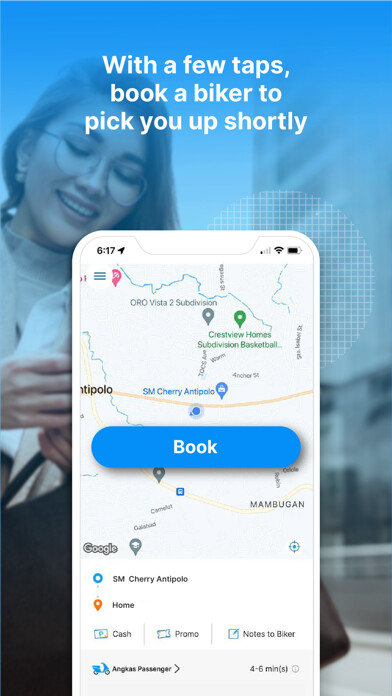Emulate iPhone app Angkas: Motorcycle Taxi App using MyAndroid Emulate iPhone app Angkas: Motorcycle Taxi App using MyAndroid