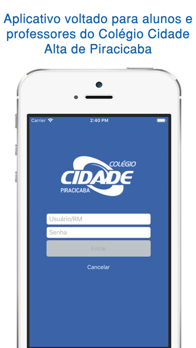 Emulate iPhone app Anglo Cidade Alta using MyAndroid Emulate iPhone app Anglo Cidade Alta using MyAndroid