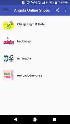 Emulate Android APK Angola Online Shops