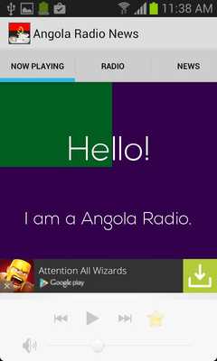 Emulate Android APK Angola Radio News Emulate Android APK Angola Radio News