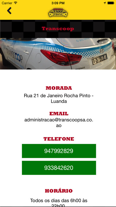 Emulate iPhone app Angola Taxi using MyAndroid Emulate iPhone app Angola Taxi using MyAndroid
