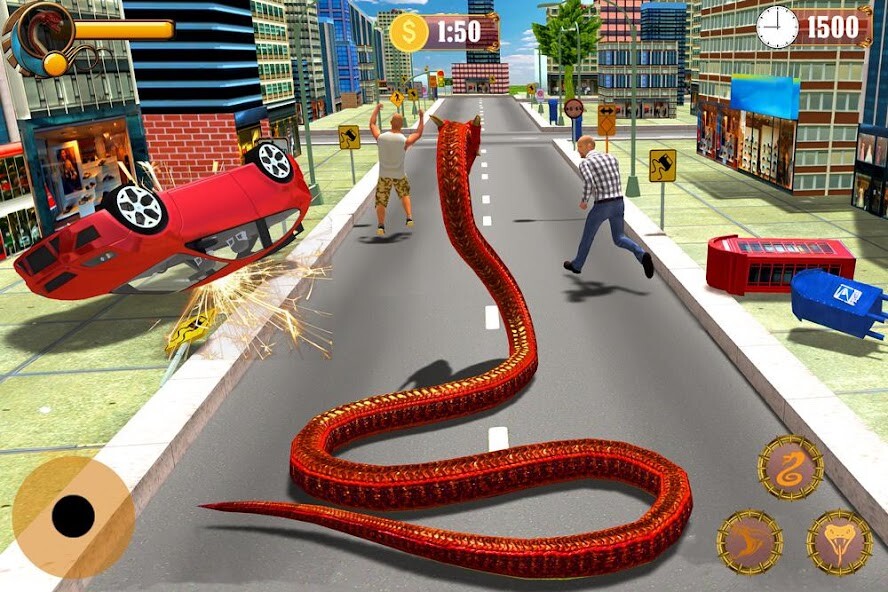 Run android online APK Angry Anaconda Snake Rampage from MyAndroid or emulate Angry Anaconda Snake Rampage using MyAndroid