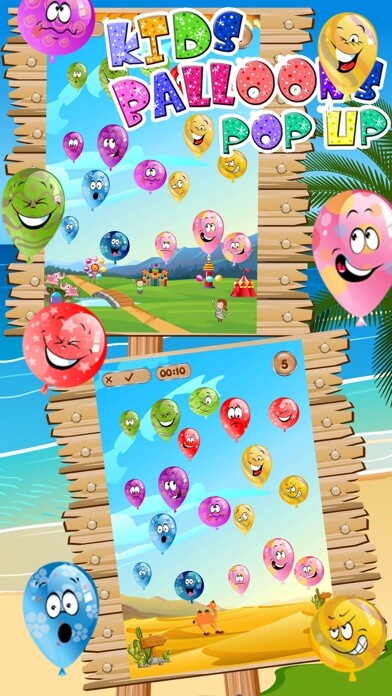 Emulate iPhone app Angry Balloons Pop & Smash Kids Games using MyAndroid