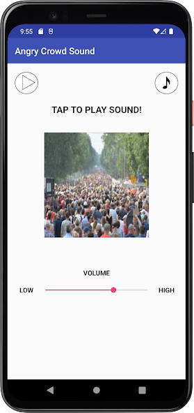 Run android online APK Angry Crowd Sound from MyAndroid or emulate Angry Crowd Sound using MyAndroid