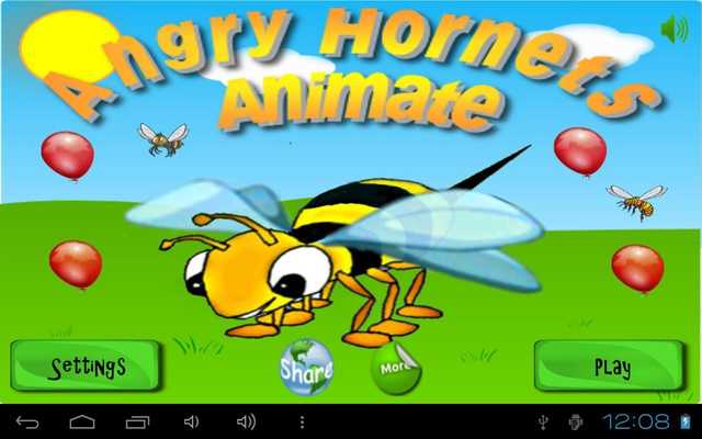 Emulate Android APK Angry Hornets Animate