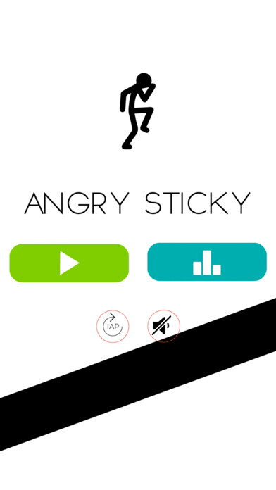 Emulate iPhone app Angry Sticky - If You Are Still Bored To Death, Play This using MyAndroid