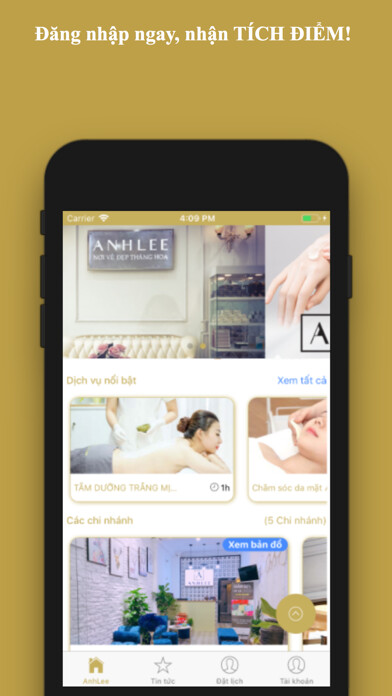 Emulate iPhone app AnhLee Spa using MyAndroid Emulate iPhone app AnhLee Spa using MyAndroid