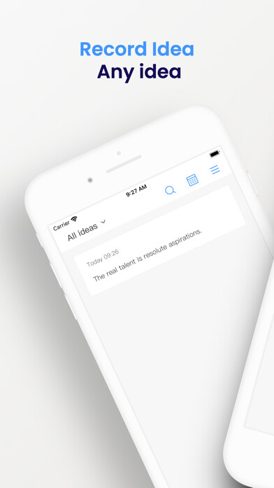 Emulate iPhone app An Idea - Keep track of ideas using MyAndroid Emulate iPhone app An Idea - Keep track of ideas using MyAndroid