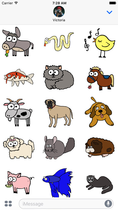 Emulate iPhone app Animal Ages Stickers using MyAndroid Emulate iPhone app Animal Ages Stickers using MyAndroid