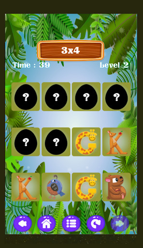 Run android online APK Animal Alphabet Memory Game from MyAndroid or emulate Animal Alphabet Memory Game using MyAndroid