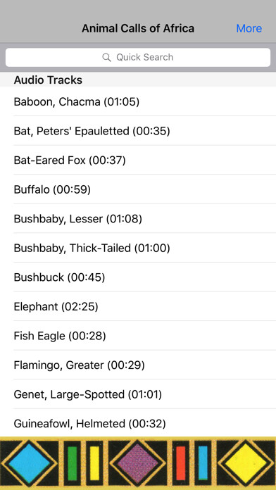 Emulate iPhone app Animal Calls of Africa using MyAndroid Emulate iPhone app Animal Calls of Africa using MyAndroid