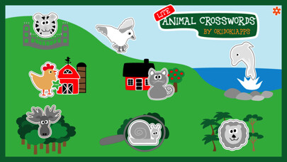 Emulate iPhone app Animal Crosswords Lite - Crossword for kids using MyAndroid