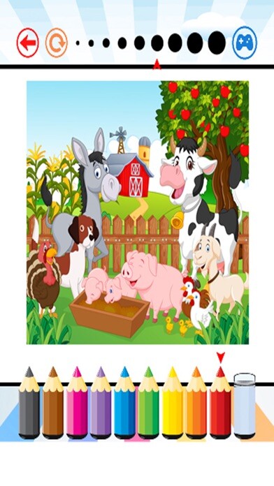 Emulate iPhone app Animal Farm Coloring Book - for Kids using MyAndroid Emulate iPhone app Animal Farm Coloring Book - for Kids using MyAndroid