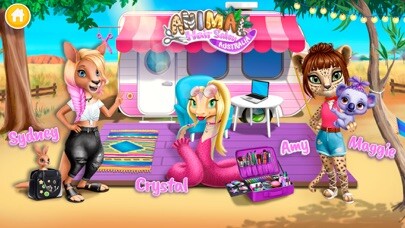 Emulate iPhone app Animal Hair Salon Australia using MyAndroid