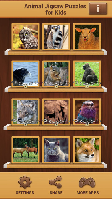 Emulate iPhone app Animal Jigsaw Puzzles - Fun Logic Game using MyAndroid Emulate iPhone app Animal Jigsaw Puzzles - Fun Logic Game using MyAndroid
