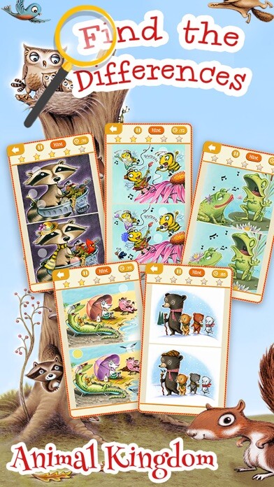 Emulate iPhone app Animal Kingdom Spot the Difference Picture Hunter Puzzle Games for Kids and Family- Search and find differences in each pic! Free Edition using MyAndroid Emulate iPhone app Animal Kingdom Spot the Difference Picture Hunter Puzzle Games for Kids and Family- Search and find differences in each pic! Free Edition using MyAndroid
