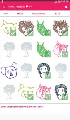 Emulate Android APK Animal Match! Memory game