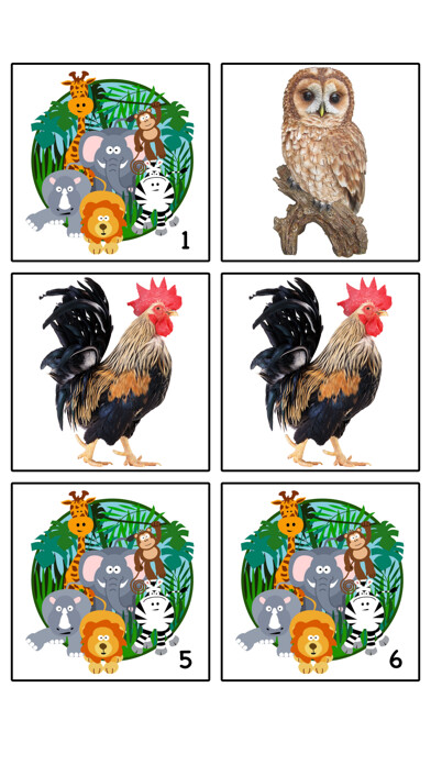 Emulate iPhone app Animal Match With Sounds using MyAndroid