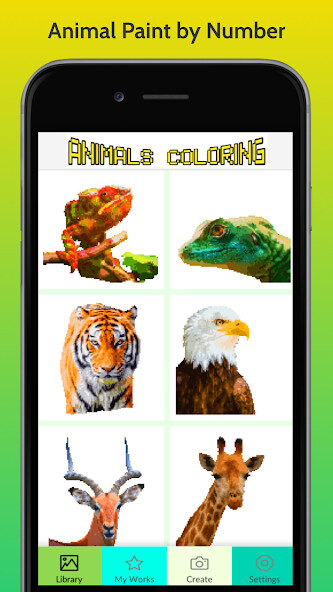 Run android online APK Animal Picture Paint By Number from MyAndroid or emulate Animal Picture Paint By Number using MyAndroid