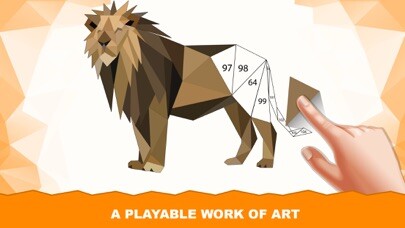 Emulate iPhone app Animal Polygon Art LoPoly Work using MyAndroid Emulate iPhone app Animal Polygon Art LoPoly Work using MyAndroid