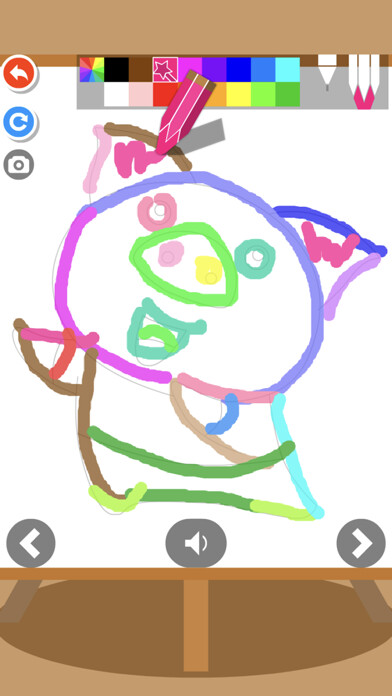 Emulate iPhone app Animal puzzle Doodle Coloring using MyAndroid