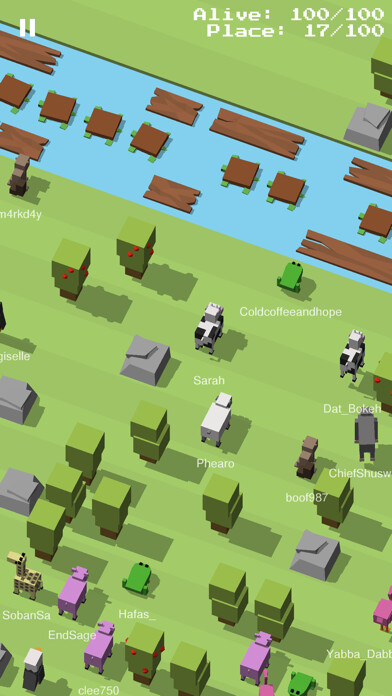Emulate iPhone app Animal Road Royale using MyAndroid