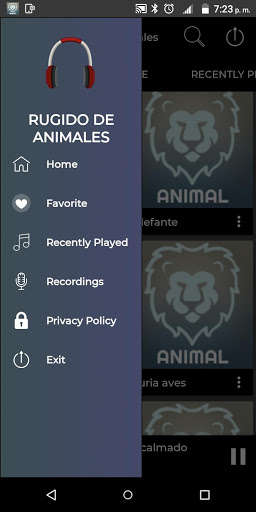 Run android online APK Animal roar from MyAndroid or emulate Animal roar using MyAndroid