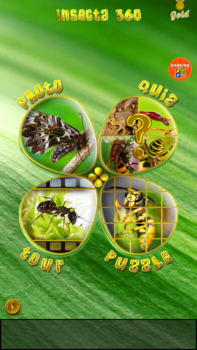 Emulate iPhone app Animals 360 - Insecta using MyAndroid