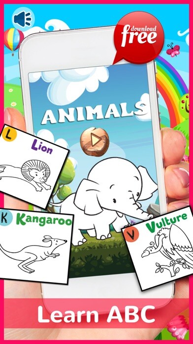 Emulate iPhone app Animals ABC Coloring Book Free For Toddlers & Kids using MyAndroid Emulate iPhone app Animals ABC Coloring Book Free For Toddlers & Kids using MyAndroid