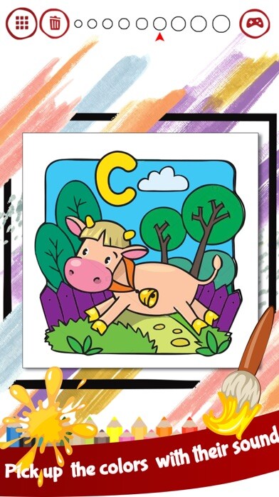 Emulate iPhone app Animals alphabet Coloring Book using MyAndroid Emulate iPhone app Animals alphabet Coloring Book using MyAndroid