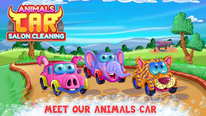 Emulate iPhone app Animals Car Salon Cleaning using MyAndroid