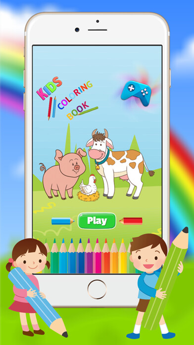 Emulate iPhone app Animals Coloring Book - Drawing Connect dots for kids games using MyAndroid Emulate iPhone app Animals Coloring Book - Drawing Connect dots for kids games using MyAndroid