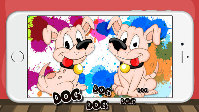 Emulate iPhone app Animals Coloring Book - Fun to Draw Dogs and Pets using MyAndroid