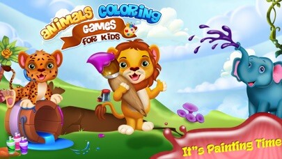 Emulate iPhone app Animals Coloring Page Game - Jungle Dairy using MyAndroid Emulate iPhone app Animals Coloring Page Game - Jungle Dairy using MyAndroid