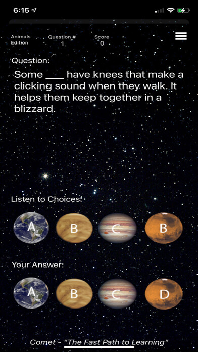 Emulate iPhone app Animals - Comet Spelling Game using MyAndroid Emulate iPhone app Animals - Comet Spelling Game using MyAndroid