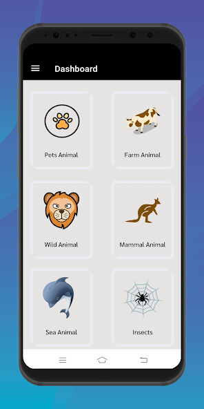 Emulate Android APK Animals Information