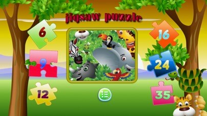 Emulate iPhone app animals jigsaw puzzle patterning games of the week using MyAndroid