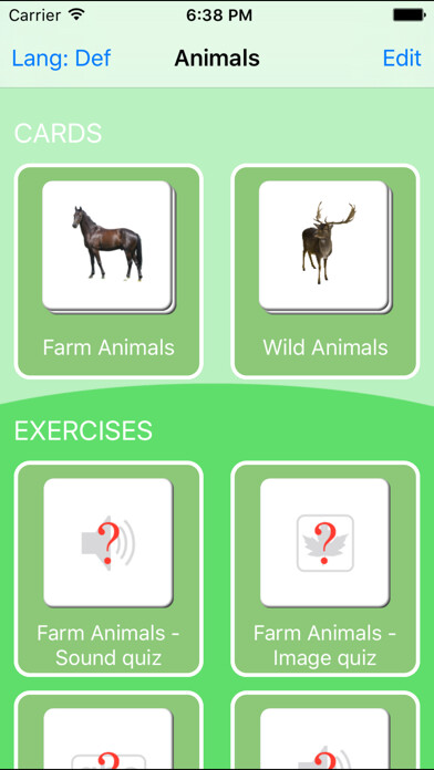 Emulate iPhone app Animals Learning Cards using MyAndroid Emulate iPhone app Animals Learning Cards using MyAndroid