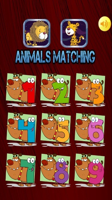 Emulate iPhone app Animals Matching For Kids & Adults using MyAndroid