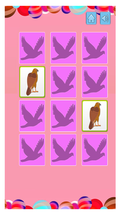 Emulate iPhone app Animals memory game for kids - Matching Game using MyAndroid