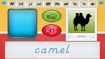 Emulate iPhone app Animals -Montessori Vocabulary using MyAndroid