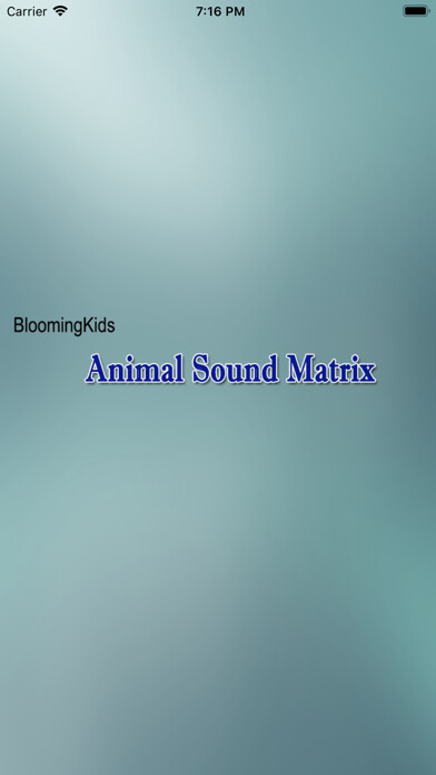 Emulate iPhone app Animal Sound Matrix using MyAndroid