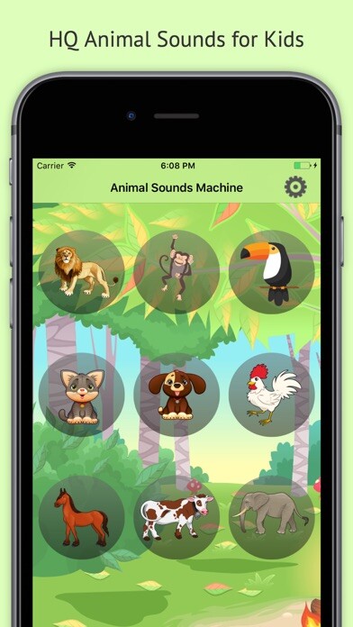 Emulate iPhone app Animal Sounds Machine using MyAndroid Emulate iPhone app Animal Sounds Machine using MyAndroid