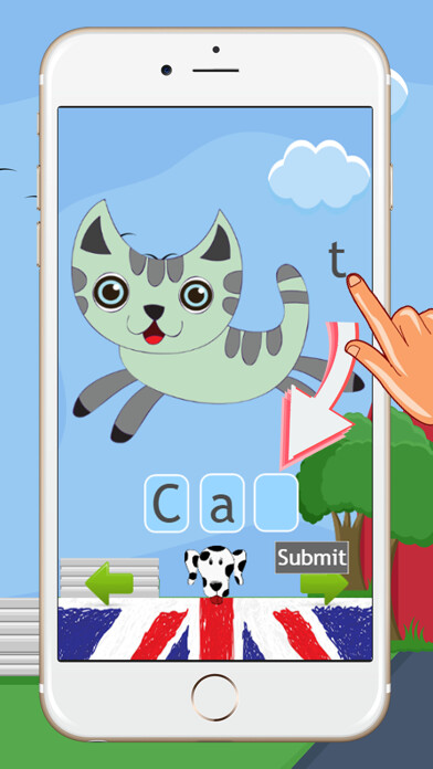 Emulate iPhone app Animal Spelling Words Drag And Drop Puzzle Flash Card Games For Toddlers ( 2,3,4,5 and 6 Years Old ) using MyAndroid