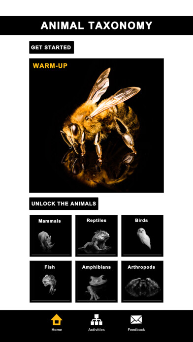 Emulate iPhone app Animal Taxonomy using MyAndroid Emulate iPhone app Animal Taxonomy using MyAndroid