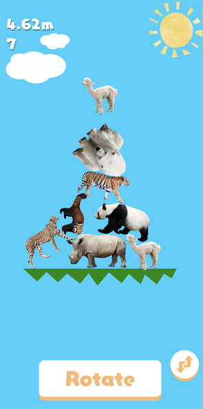 Emulate iPhone app Animal Tower! using MyAndroid