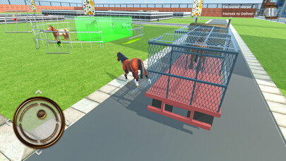 Emulate iPhone app Animal Transport Horse Games using MyAndroid