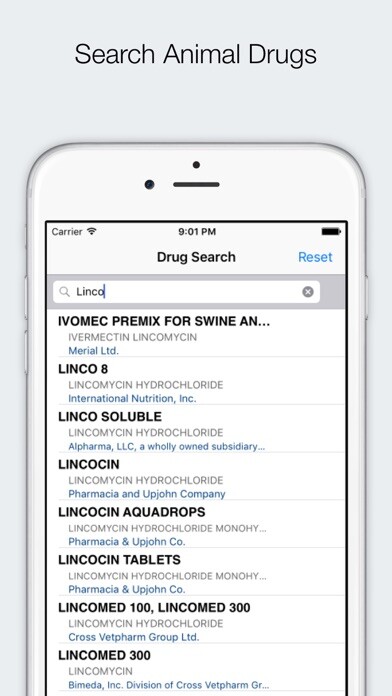 Emulate iPhone app Animal & Veterinary Drugs using MyAndroid Emulate iPhone app Animal & Veterinary Drugs using MyAndroid